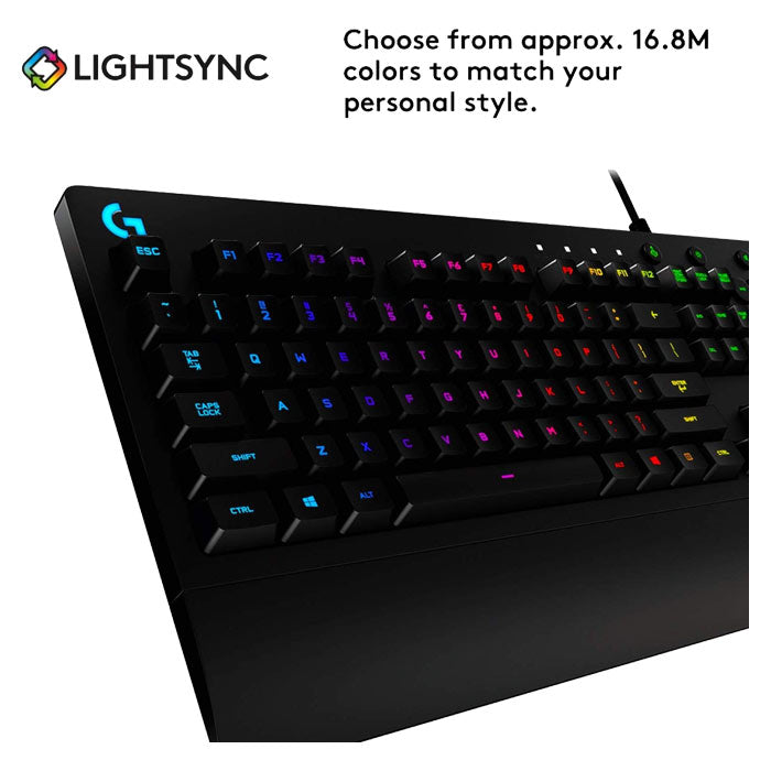 LOGITECH G213 PRODIGY RGB GAMING KEYBOARD LOGITECH G213 PRODIGY RGB GAMING KEYBOARD